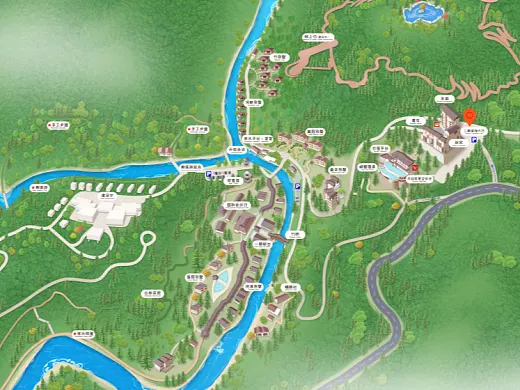 梨树结合景区手绘地图智慧导览和720全景技术，可以让景区更加“动”起来，为游客提供更加身临其境的导览体验。